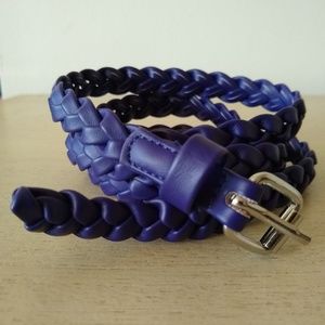 NWOT H&M Purple Skinny Belt